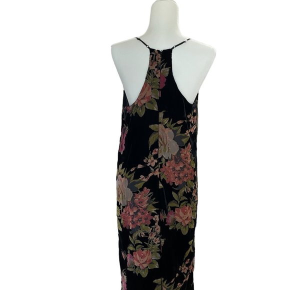 Lavender Brown: Velvet Floral Dress - M - Picture 4 of 4